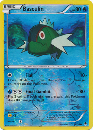 Basculin - 24/98 - Common - Reverse Holo